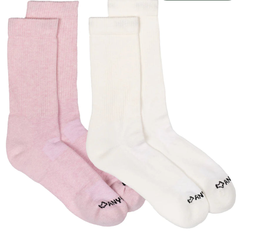 Fox River Women's Anywear Essential Lightweight Crew Sock - 2 Pack