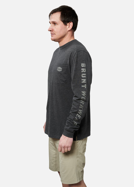 BRUNT Men's The Martin Long Sleeve Pocket Tee