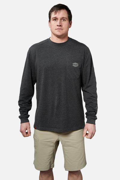 BRUNT Men's The Martin Long Sleeve Pocket Tee