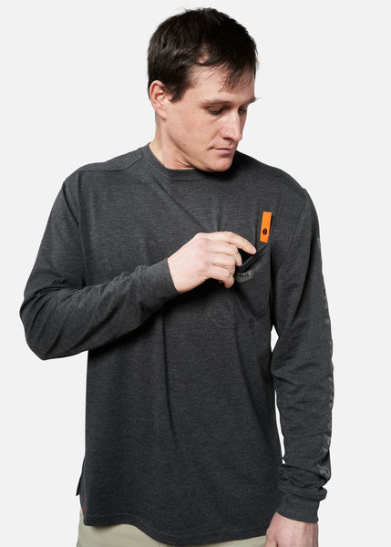 BRUNT Men's The Martin Long Sleeve Pocket Tee