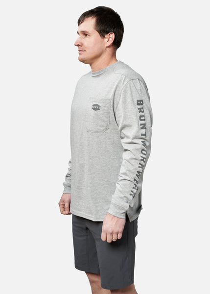 BRUNT Men's The Martin Long Sleeve Pocket Tee