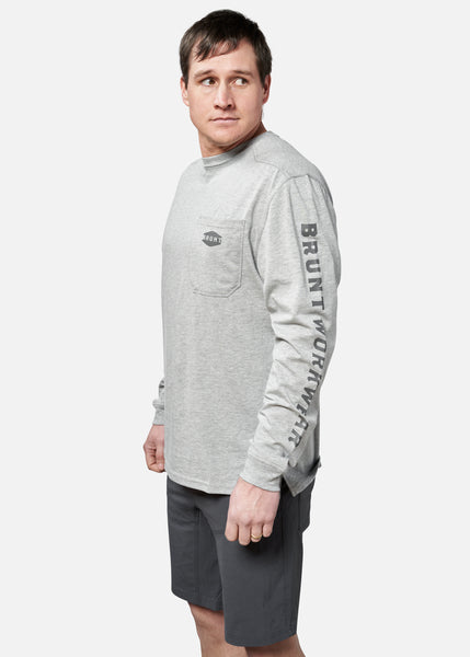 BRUNT Men's The Martin Long Sleeve Pocket Tee