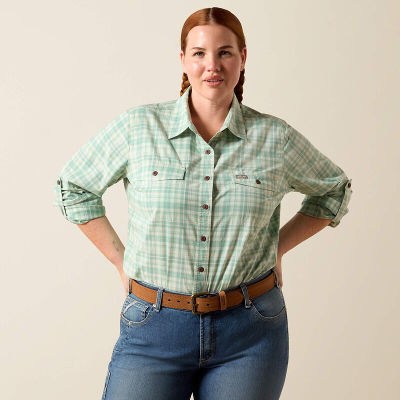 Ariat Womens Rebar Made Tough Durastretch Work Shirt