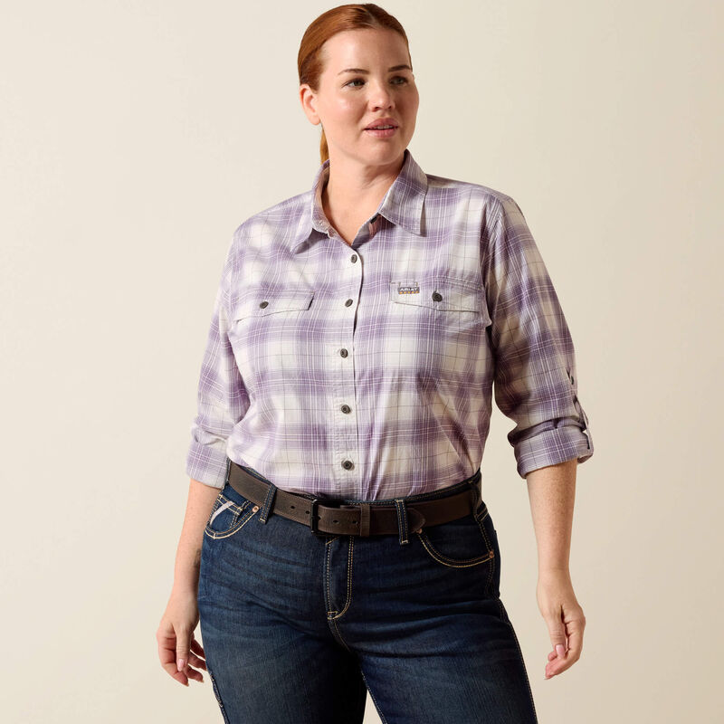 Ariat Womens Rebar Made Tough Durastretch Work Shirt