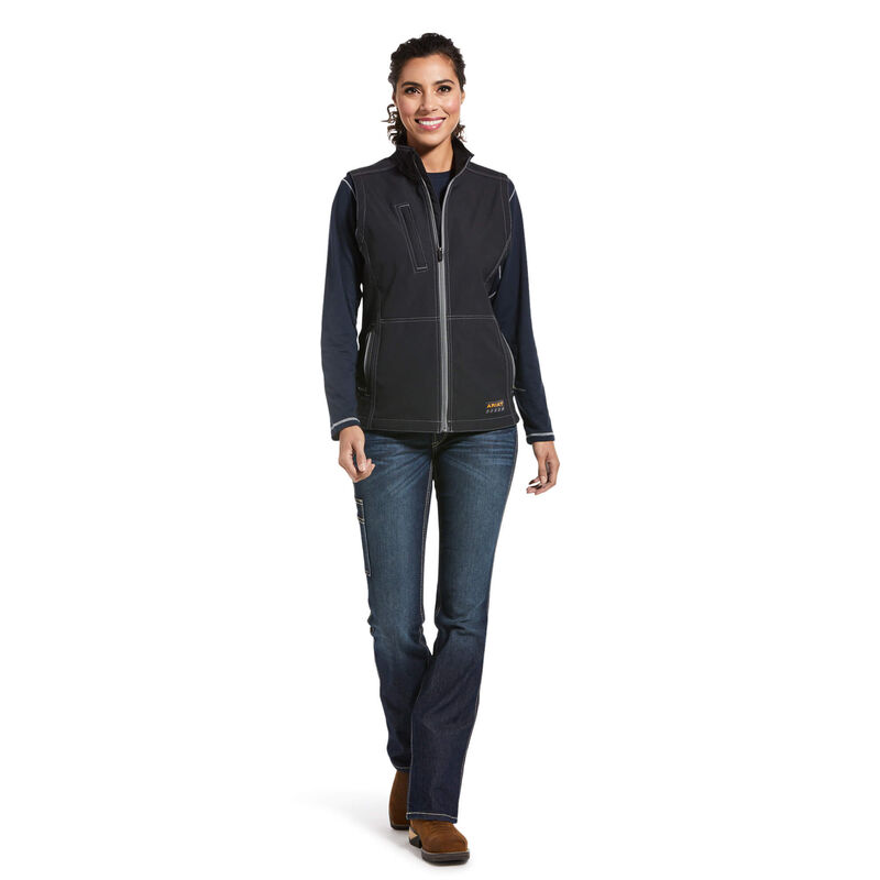 Ariat Womens Rebar Stretch Canvas Softshell Vest