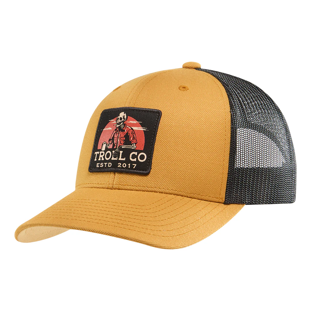 Troll Co. Riser Curved Brim Trucker Hat