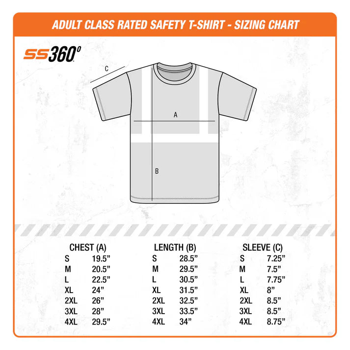 SafetyShirtz Men's SS360º American Grit Class 2 Reflective Safety Shirt