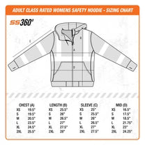 SafetyShirtz Women's SS360º American Grit Class 3 Reflective Safety Hoodie