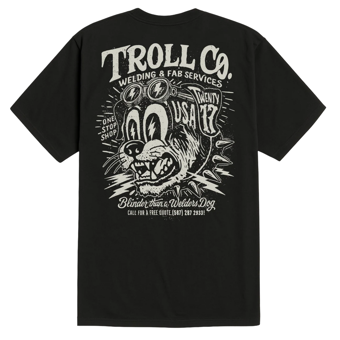 Troll Co. Men's Welders Dog USA T-Shirt