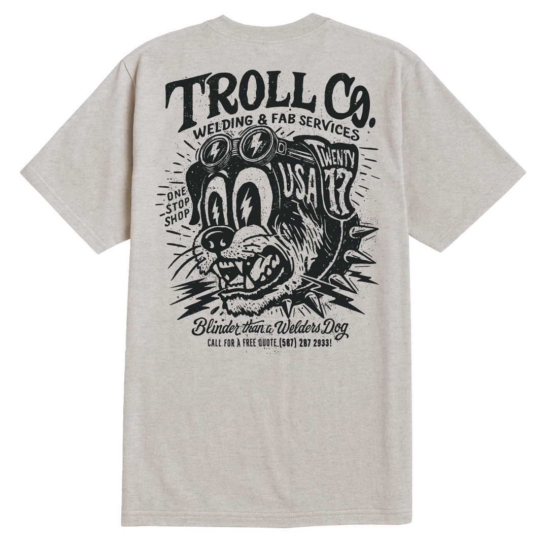 Troll Co. Men's Welders Dog USA T-Shirt