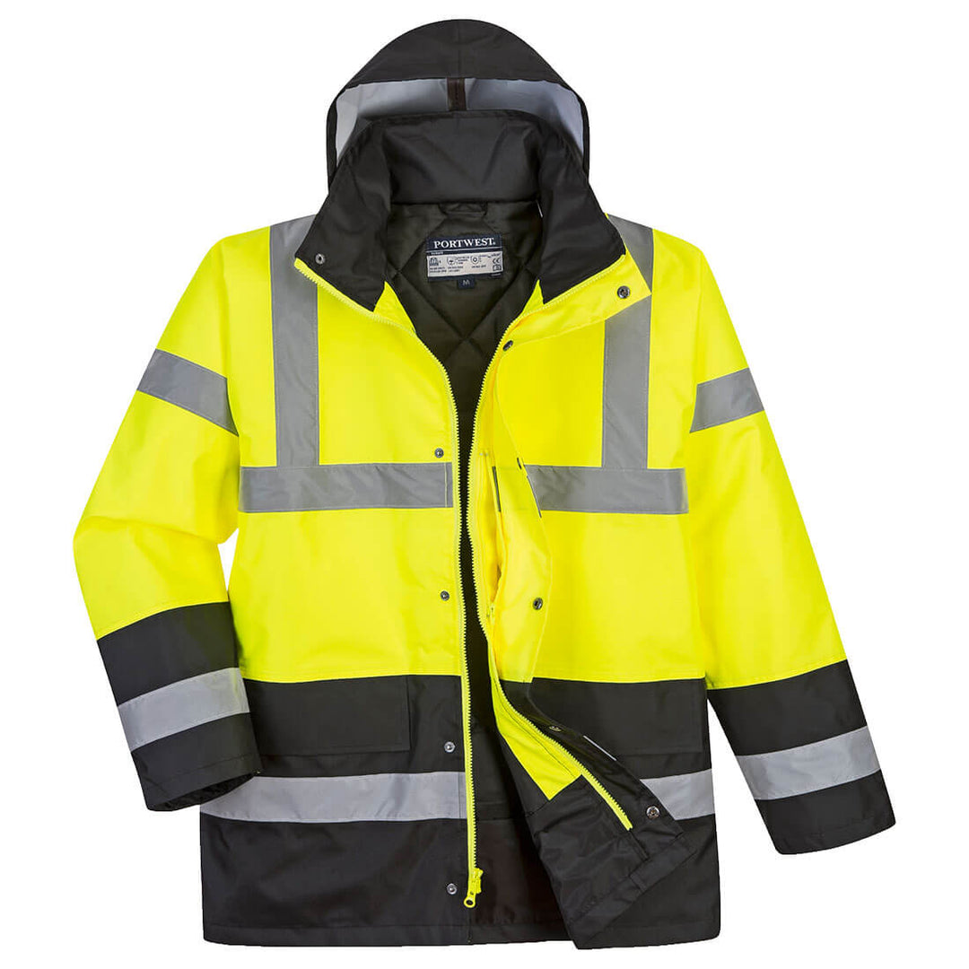 Portwest Men's Hi-Vis Contrast Jacket