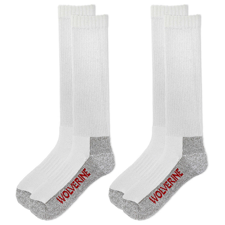 Wolverine 2 PK Steel Toe Cotton Over the Calf Sock