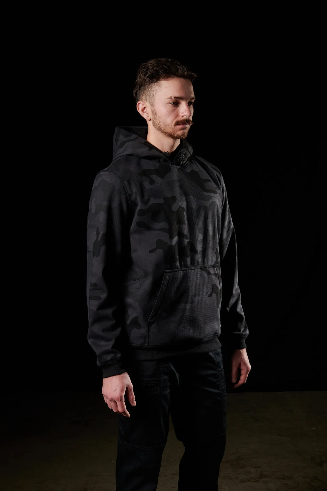 FXD Men's WF-1 HI VIS BONDED MEMBRANE FLEECE HOODIE