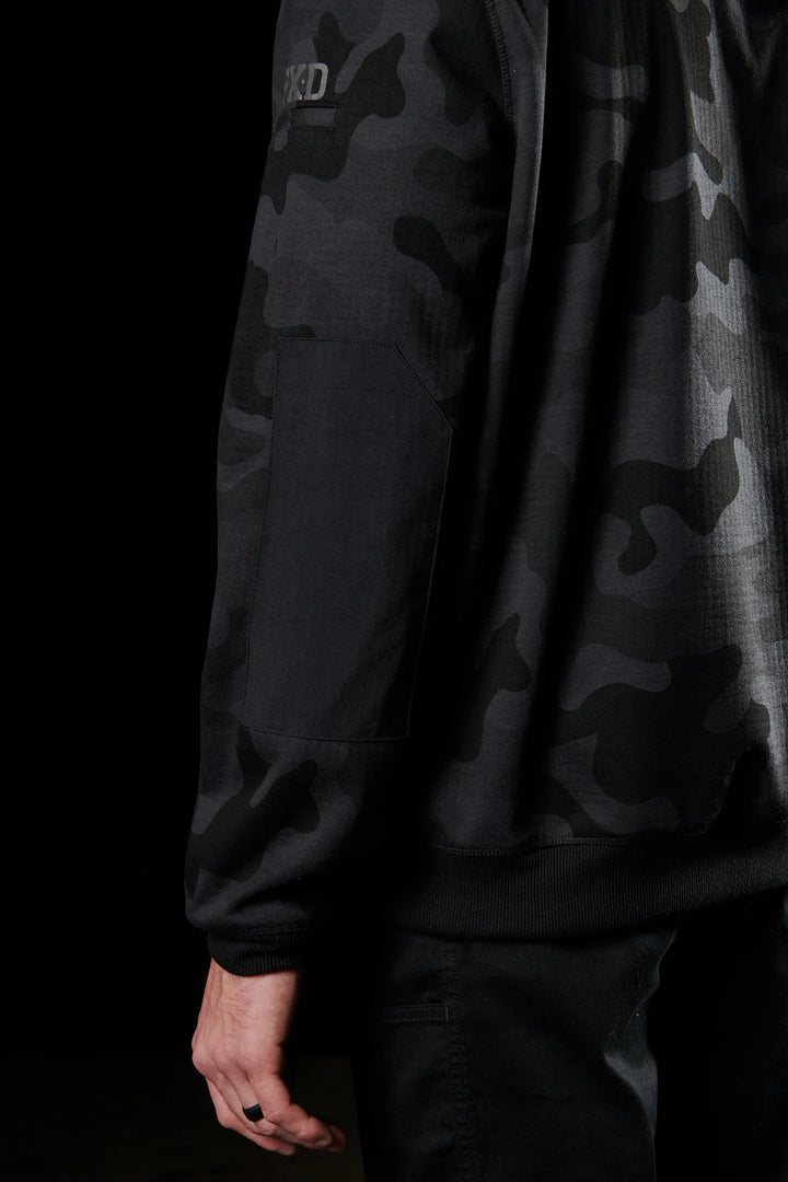 FXD Men's WF-1 HI VIS BONDED MEMBRANE FLEECE HOODIE