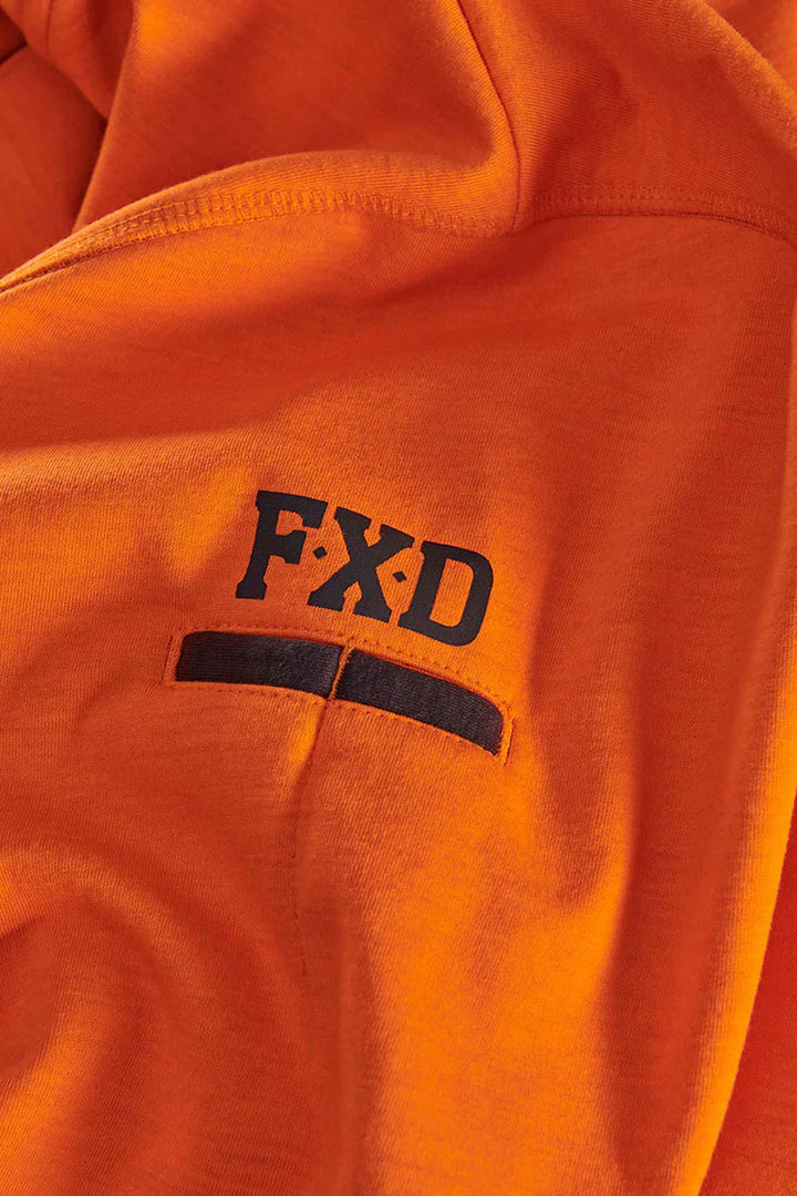 FXD Men's WF-1 HI VIS BONDED MEMBRANE FLEECE HOODIE