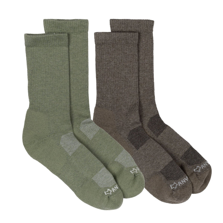 Fox River Women's Anywear Essential Lightweight Crew Sock - 2 Pack