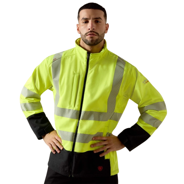 ariat-mens-fr-vernon-hi-vis-softshell-jacket-front-workwear-wearhouse-work-boots-apparel-safety-gear
