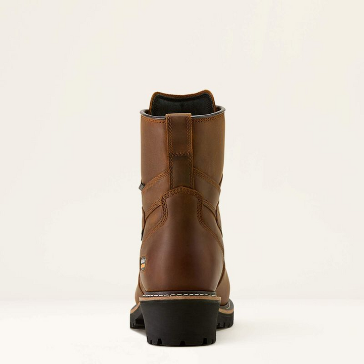 Ariat Men's Logger Shock Shield 8" Waterproof Composite Toe Work Boot