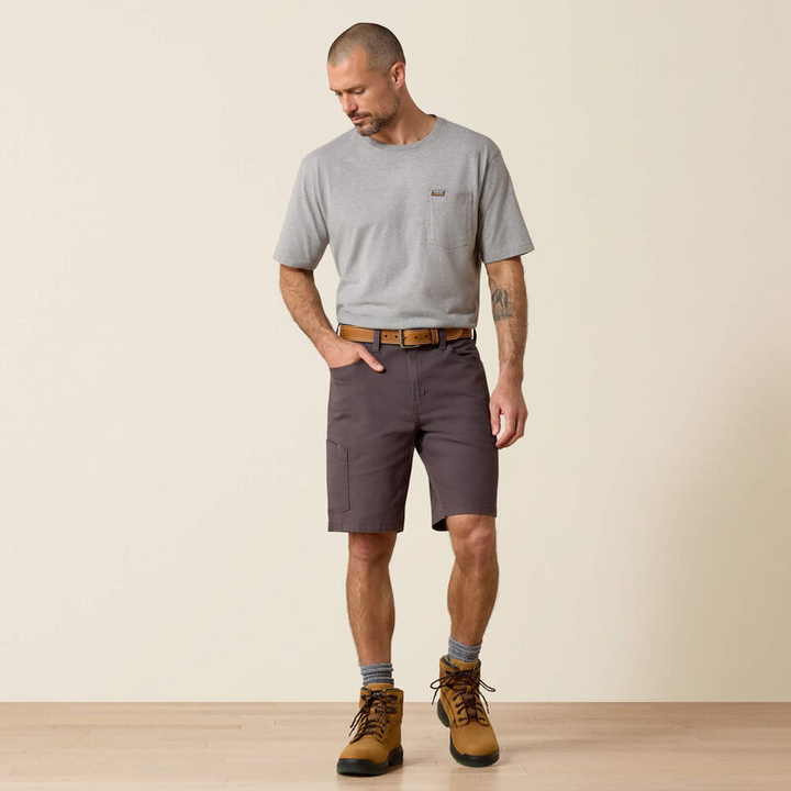 Ariat Mens Rebar Durastretch Made Tough 10" Short