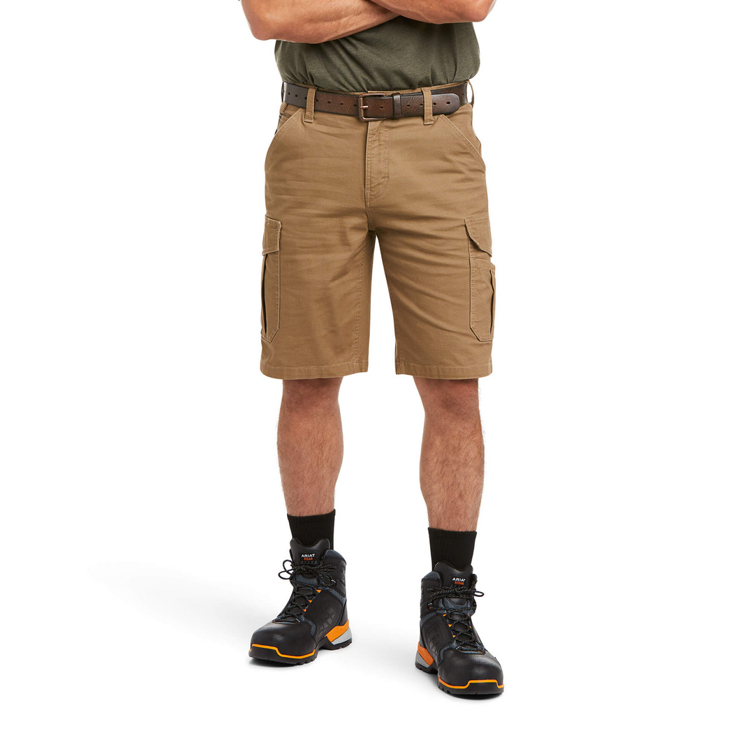 Ariat Mens Rebar Durastretch Made Tough Cargo 11" Short