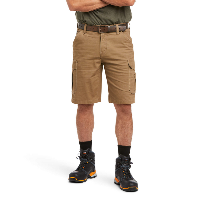 Ariat Mens Rebar Durastretch Made Tough Cargo 11" Short