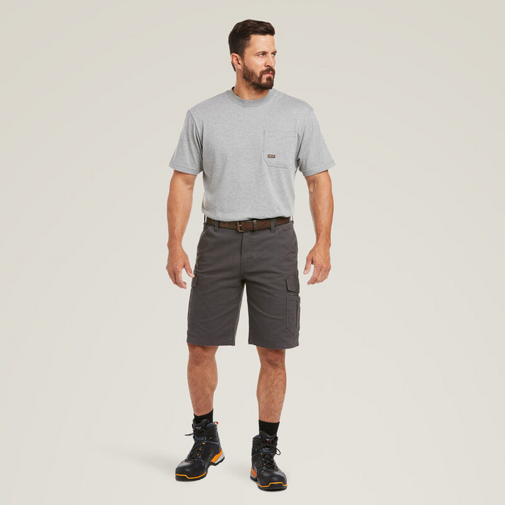 Ariat Mens Rebar Durastretch Made Tough Cargo 11" Short