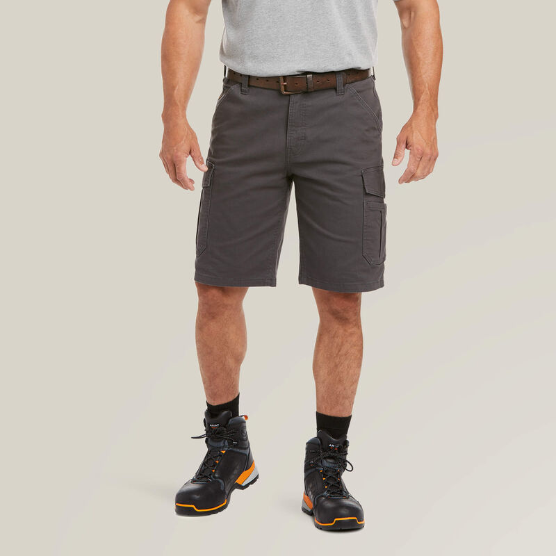 Ariat Mens Rebar Durastretch Made Tough Cargo 11" Short