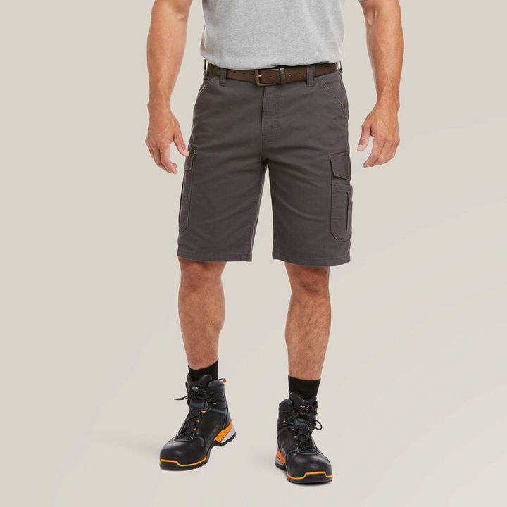 Ariat Mens Rebar Durastretch Made Tough Cargo 11" Short
