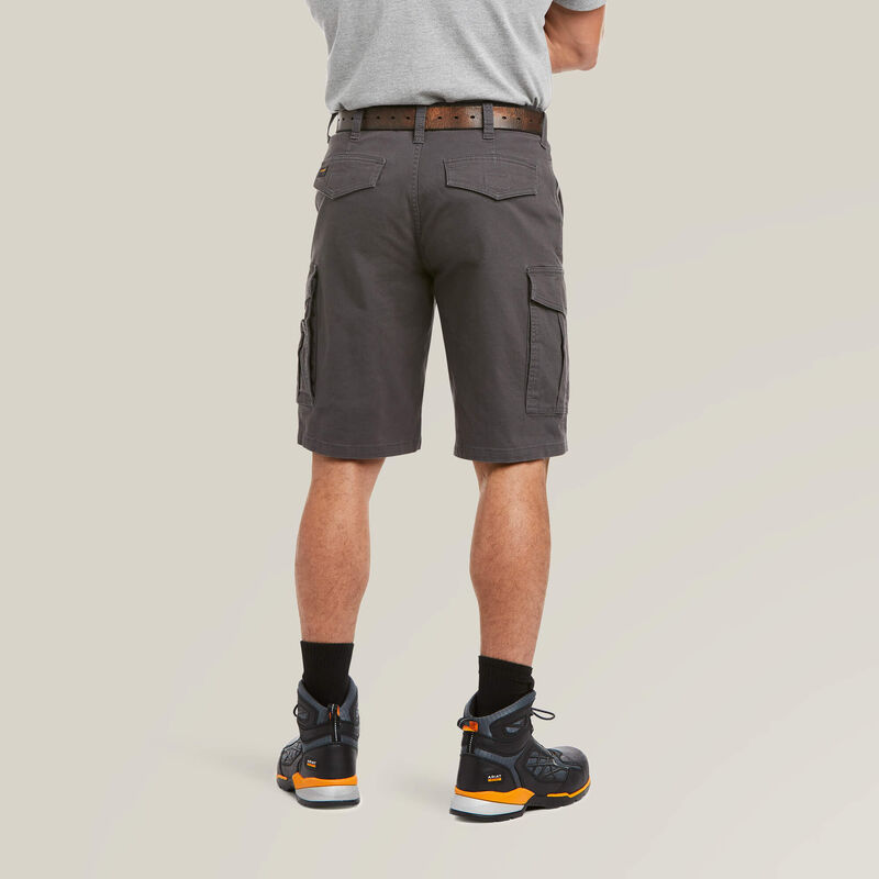 Ariat Mens Rebar Durastretch Made Tough Cargo 11" Short