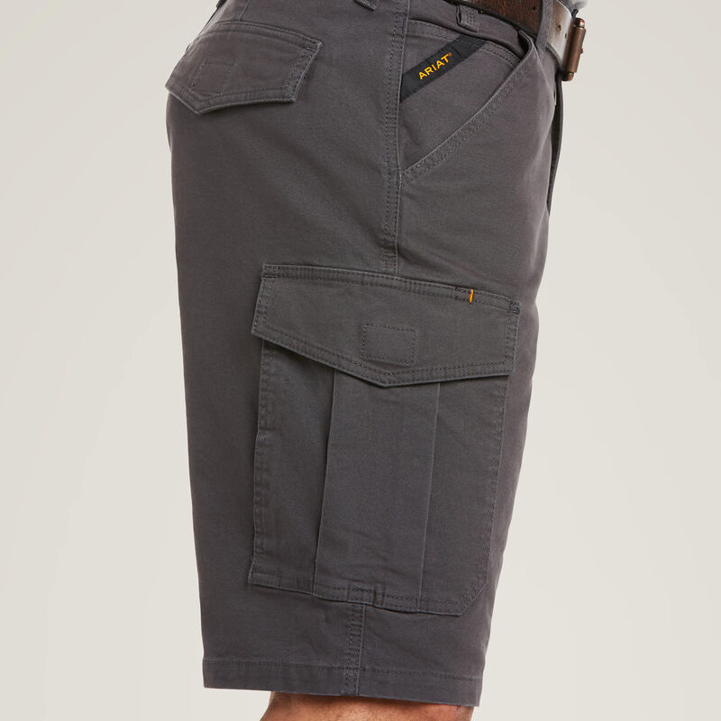 Ariat Mens Rebar Durastretch Made Tough Cargo 11" Short