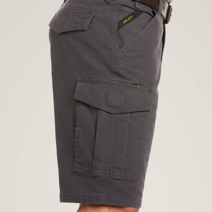 Ariat Mens Rebar Durastretch Made Tough Cargo 11" Short