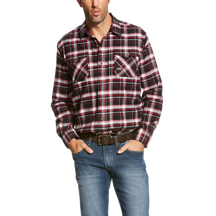Ariat Men's Rebar Flannel DuraStretch Work Shirt
