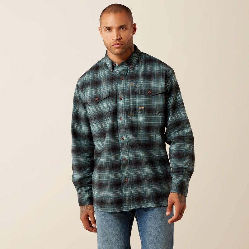 Ariat Men's Rebar Flannel DuraStretch Work Shirt