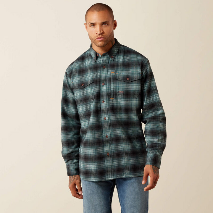 Ariat Men's Rebar Flannel DuraStretch Work Shirt