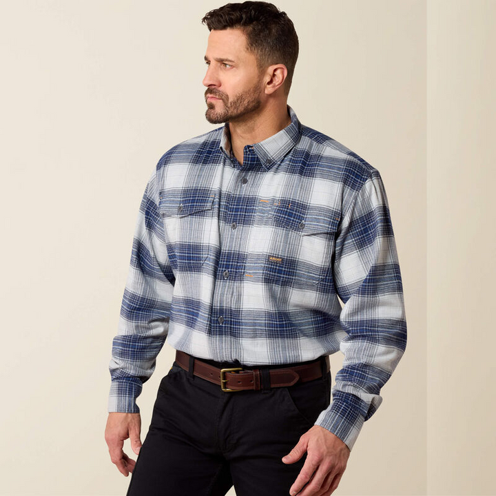 Ariat Men's Rebar Flannel DuraStretch Work Shirt