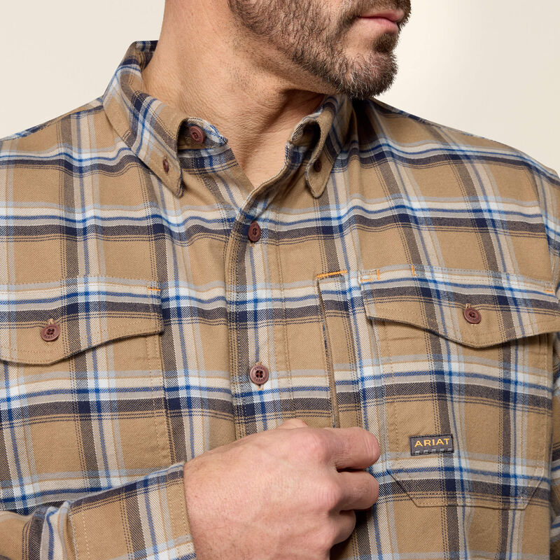 Ariat Men's Rebar Flannel DuraStretch Work Shirt