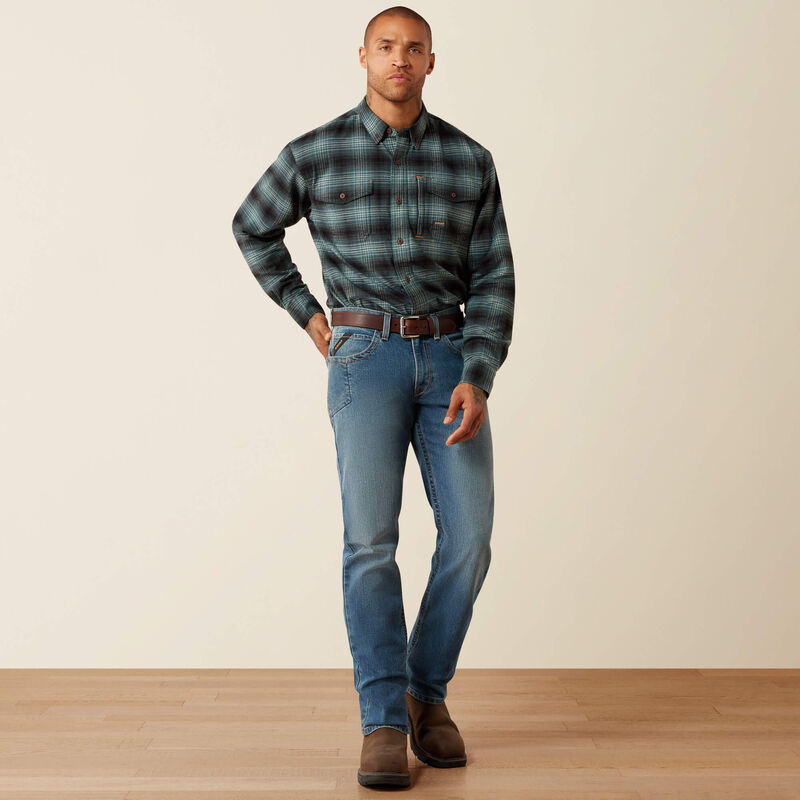 Ariat Men's Rebar Flannel DuraStretch Work Shirt