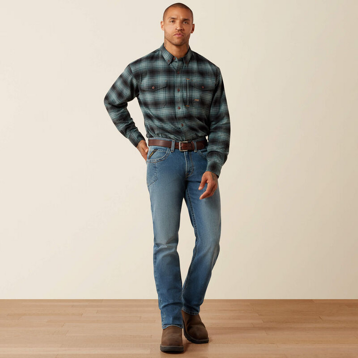 Ariat Men's Rebar Flannel DuraStretch Work Shirt