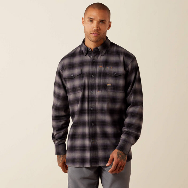 Ariat Men's Rebar Flannel DuraStretch Work Shirt