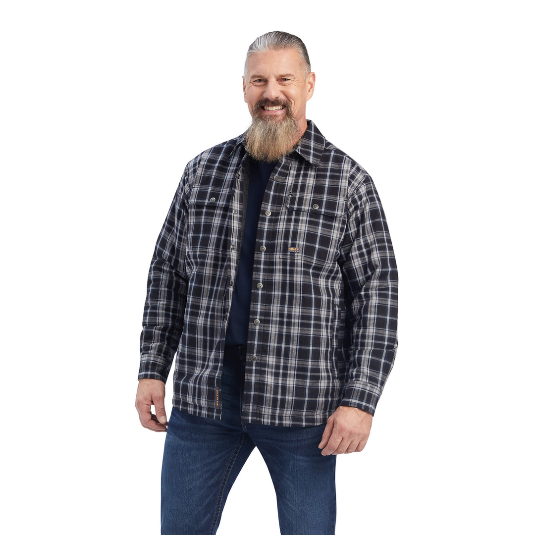 Ariat Men's Rebar Flannel Insulated Shirt Jacket