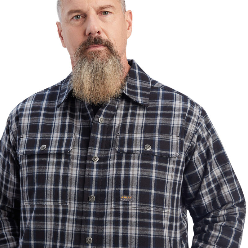 Ariat Men's Rebar Flannel Insulated Shirt Jacket