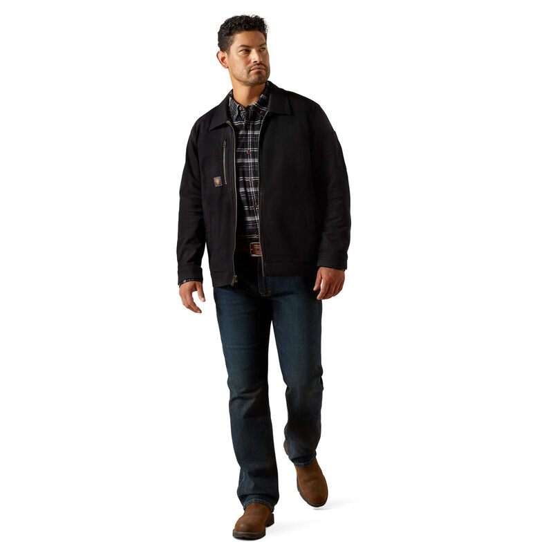 Ariat Men's Rebar Made Tough Flannel Lined Shop Jacket