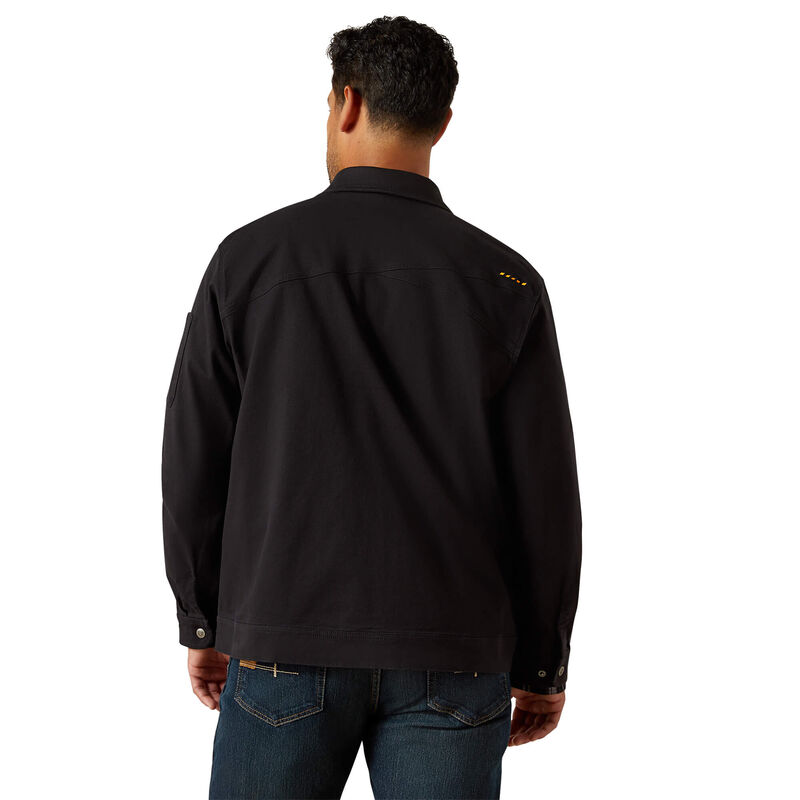 Ariat Men's Rebar Made Tough Flannel Lined Shop Jacket