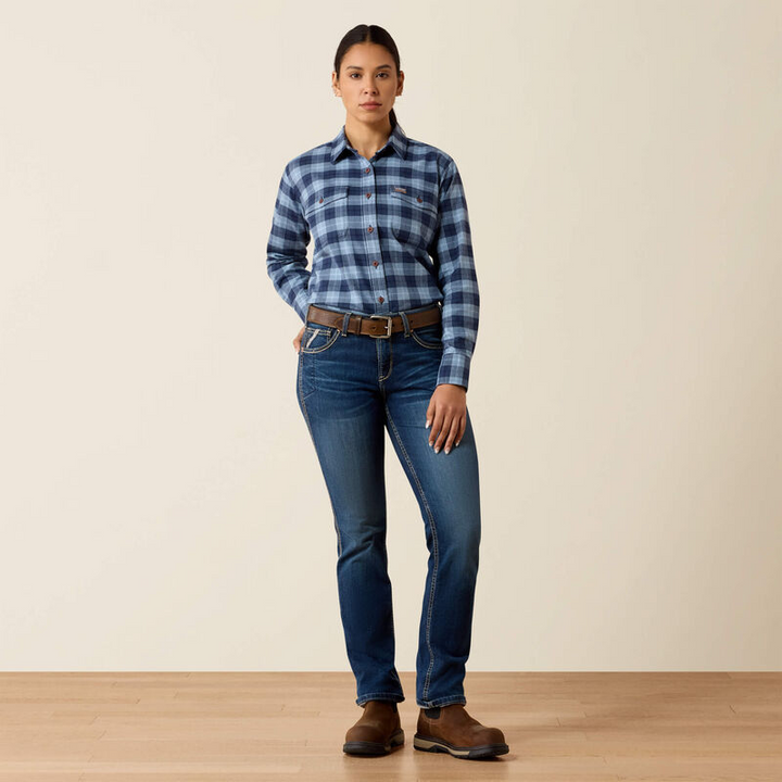 Ariat Women's Rebar Flannel DuraStretch Work Shirt