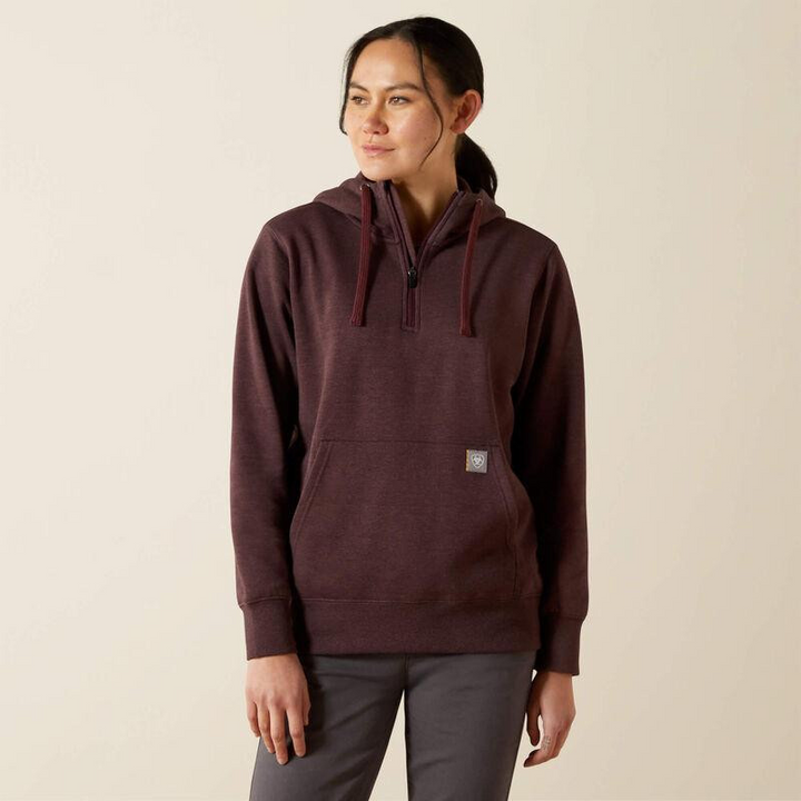 Ariat Womens Rebar Skill Set 1/2 Zip Hoodie