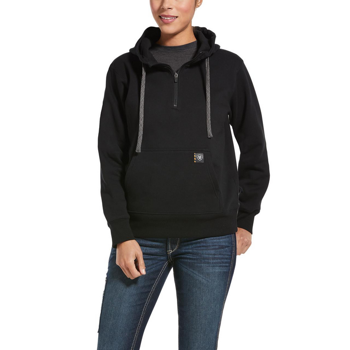 Ariat Womens Rebar Skill Set 1/2 Zip Hoodie