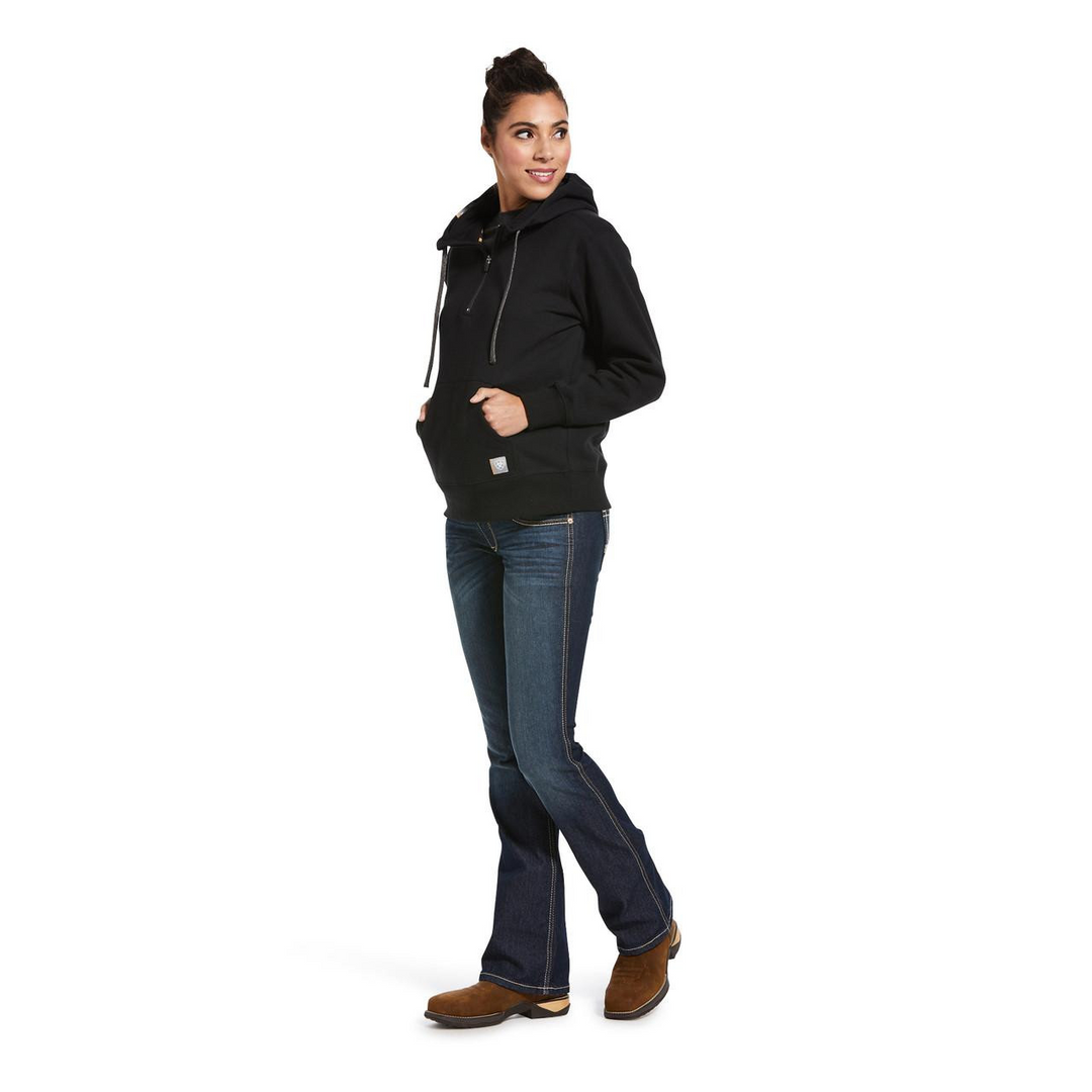 Ariat Womens Rebar Skill Set 1/2 Zip Hoodie