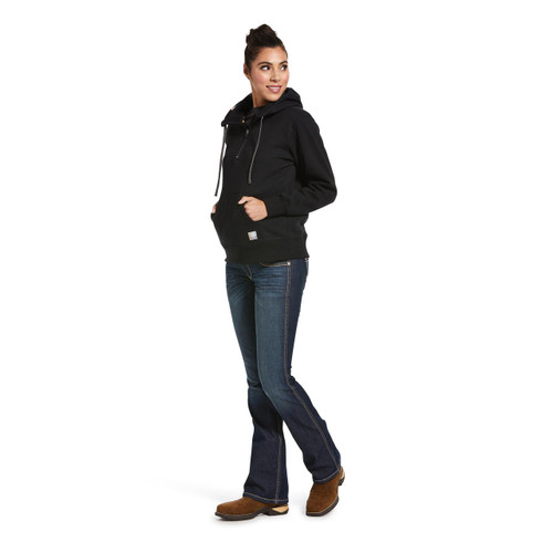 Ariat Womens Rebar Skill Set 1/2 Zip Hoodie