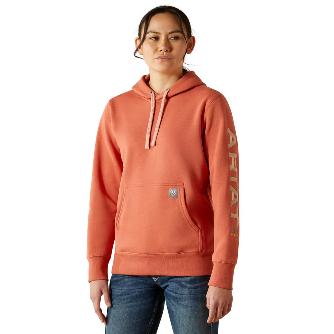 Ariat Womens Rebar Workman Graphic Hoodie