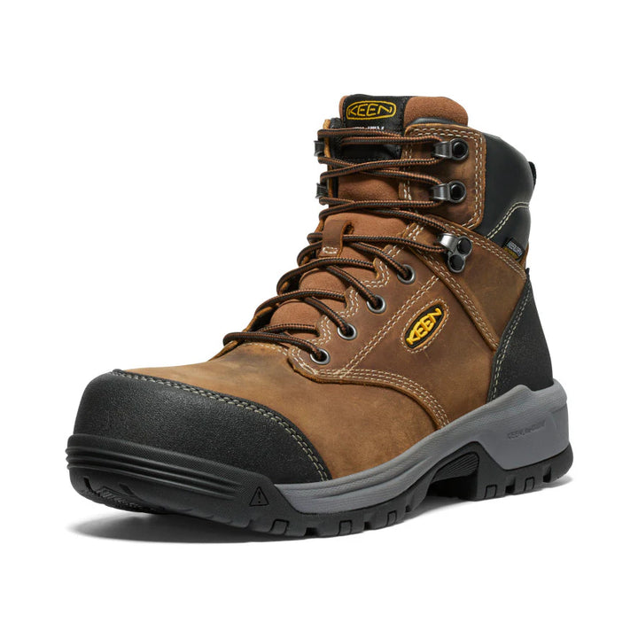 KEEN Men's Evanston 6" Waterproof Boot (Carbon Toe)